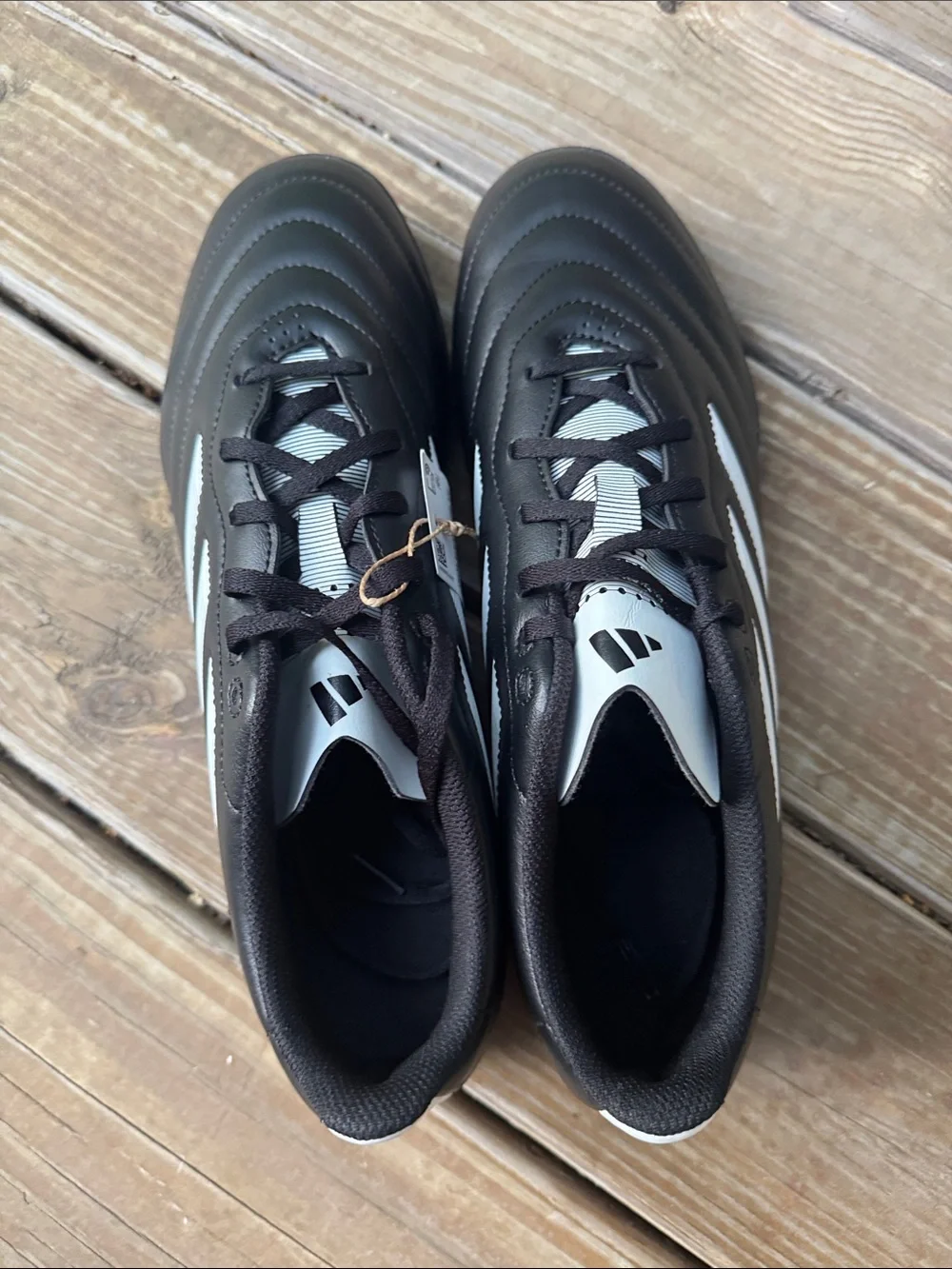 Adidas Black & White Turf Soccer Shoes Goletto Style men’s size 13